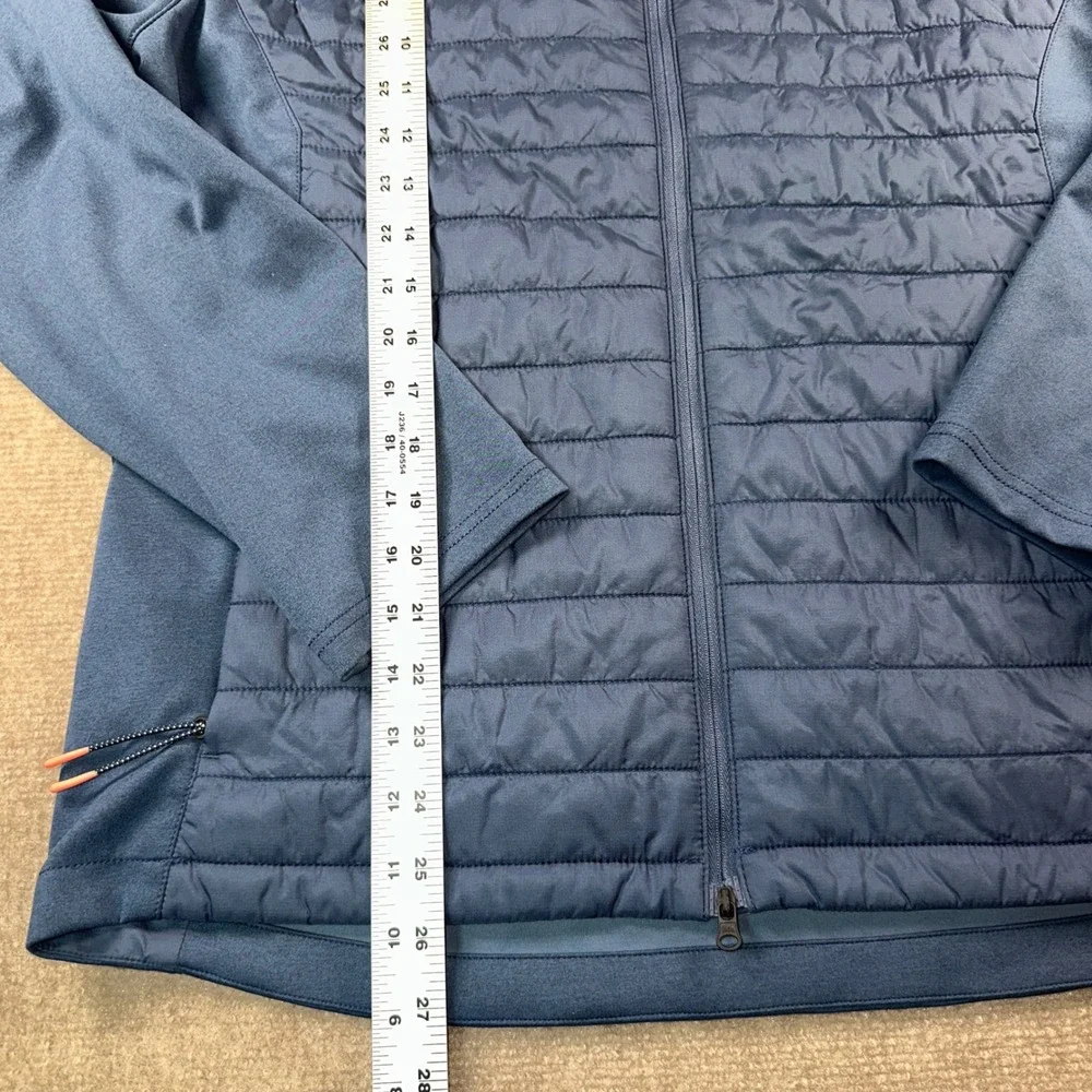 Bonobos Golf Mens Large Primaloft Hybrid Quilted Full Zip Jacket Navy Blue